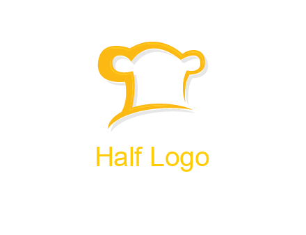 abstract chef cap logo