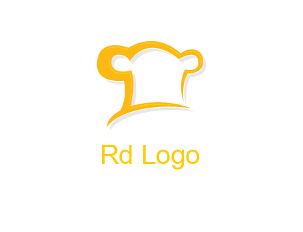 abstract chef cap logo