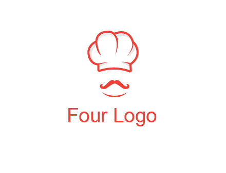 chef with mustache logo