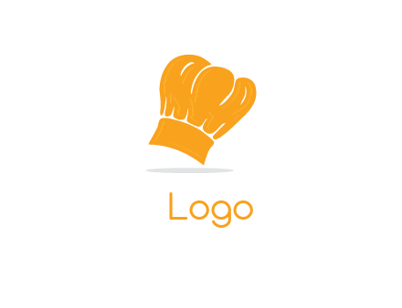 abstract chef cap logo