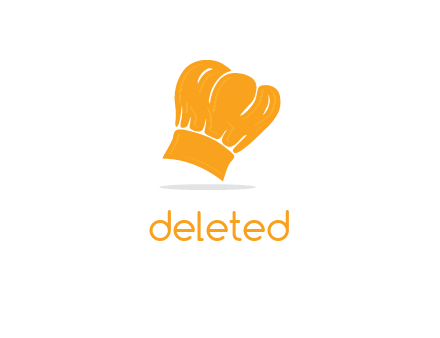 abstract chef cap logo