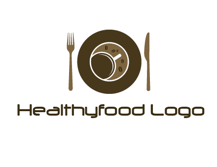 crockery incorporated with coffee cup and beans logo
