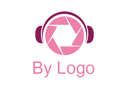 shutter with headphones photography logo