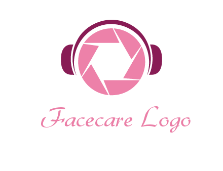 shutter with headphones photography logo