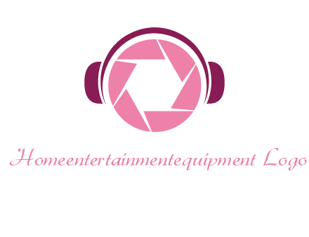 shutter with headphones photography logo