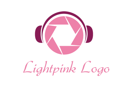shutter with headphones photography logo