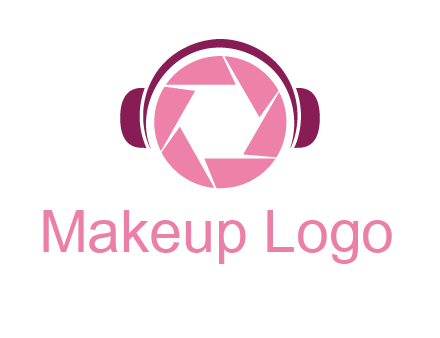 shutter with headphones photography logo