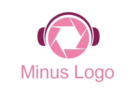 shutter with headphones photography logo