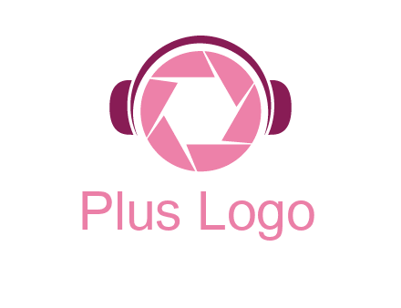 shutter with headphones photography logo