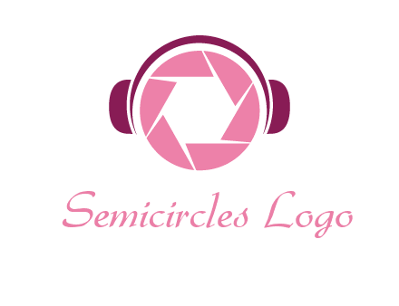 shutter with headphones photography logo