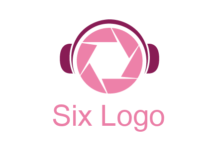 shutter with headphones photography logo