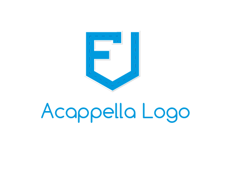 letter f incorporated with shield logo