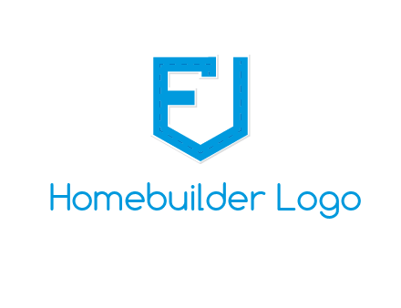 letter f incorporated with shield logo