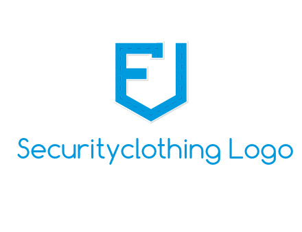 letter f incorporated with shield logo