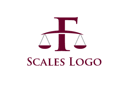 scale incorporated with letter F logo