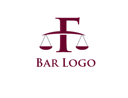 scale incorporated with letter F logo
