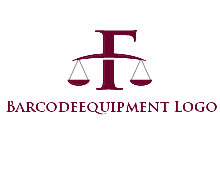 scale incorporated with letter F logo