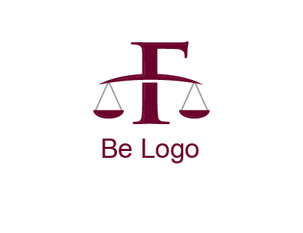 scale incorporated with letter F logo