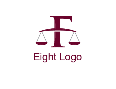 scale incorporated with letter F logo