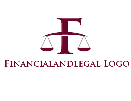 scale incorporated with letter F logo