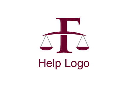 scale incorporated with letter F logo
