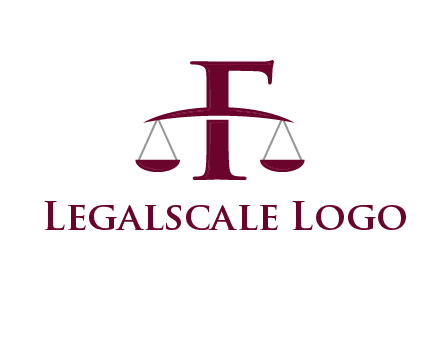 scale incorporated with letter F logo