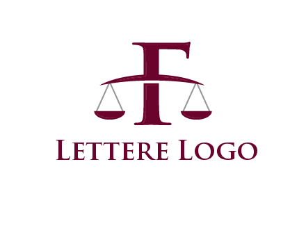 scale incorporated with letter F logo