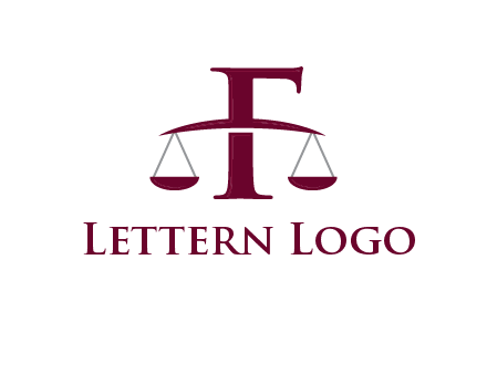 scale incorporated with letter F logo