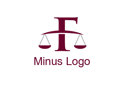 scale incorporated with letter F logo