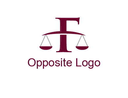 scale incorporated with letter F logo