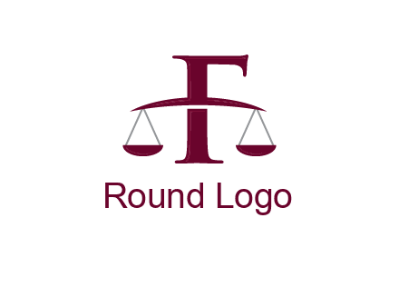 scale incorporated with letter F logo