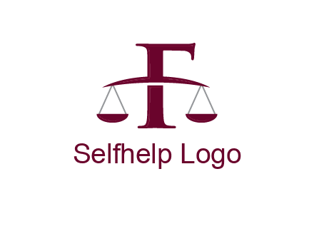 scale incorporated with letter F logo