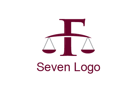 scale incorporated with letter F logo