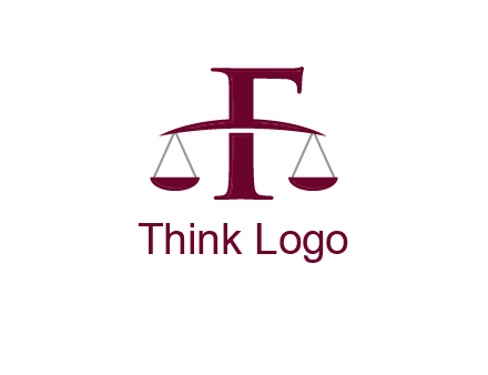 scale incorporated with letter F logo