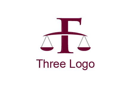 scale incorporated with letter F logo