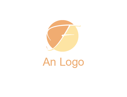 letter F inside circle logo