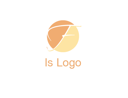 letter F inside circle logo