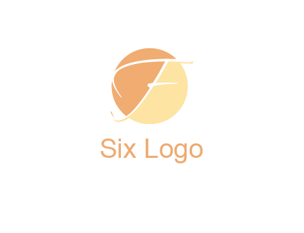 letter F inside circle logo