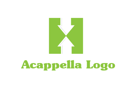 arrows inside Letter H logo