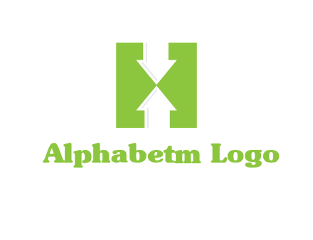 arrows inside Letter H logo