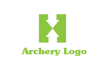 arrows inside Letter H logo