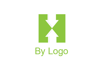 arrows inside Letter H logo
