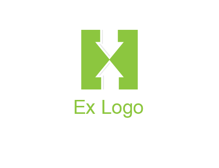 arrows inside Letter H logo