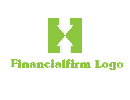 arrows inside Letter H logo