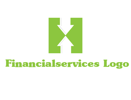 arrows inside Letter H logo