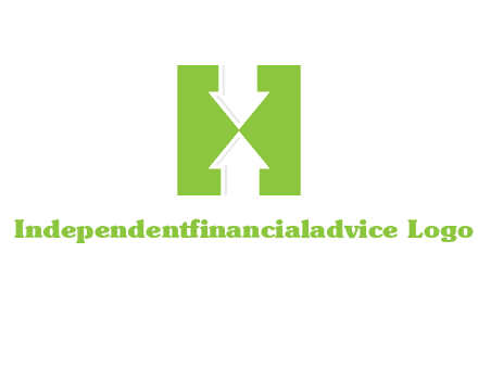 arrows inside Letter H logo