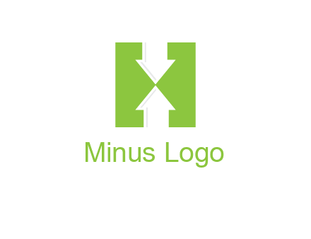 arrows inside Letter H logo