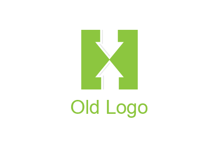 arrows inside Letter H logo