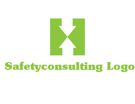 arrows inside Letter H logo