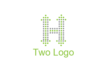 dotted letter H with arrow logo